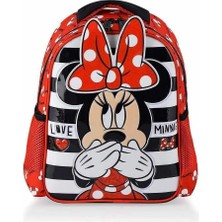 Minnie Love Anaokulu Çantası, Kırmızı, Unisex