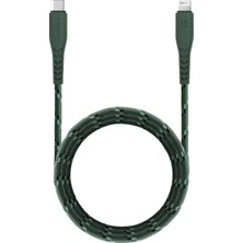 C94 Nyloflex 1.5m 100W Type-C To Lightning Pd Hızlı Şarj Kablo - Yeşilenergea