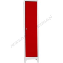 Ofis Tekli Soyunma Dolabı (Kırmızı)