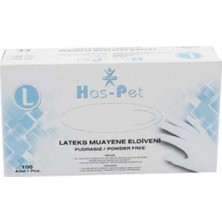 Has-Pet Vınıl Muayene Eldıvenı Large 100 ' Lu Kutu