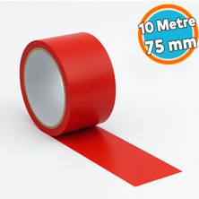 Kırmızı Tamir Bandı 75MM X10MT Suya Dayanıklı Güçlü Yapışkan Bant Izolasyon Onarım Kullanışlı Pratik