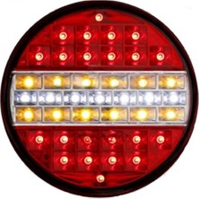 2 Adet Hamburger Ledli Stop Lamba 4 Fonksiyonlu 24V