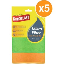 Mikrofiber Çok Amaçlı Bez, 2'li x 5 Paket, 36X38 cm ve 30X30 cm