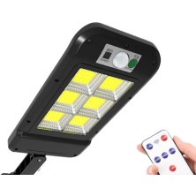 4 Adet Solar Güneş Enerjili LED Bahçe Aydınlatması 3 Modlu Hareket Sensörlü Duvar Lambası