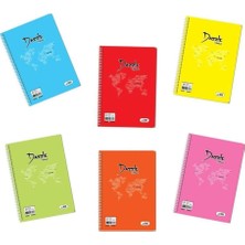 Dazzle A4 Spiralli Defter Pp Kapak 72 Yaprak Çizgili