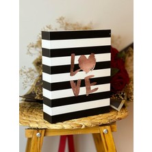 Rabsev Fotoğraf Albümü 10X15CM 200 Lük Renkli Love Desenli Anı Albümü