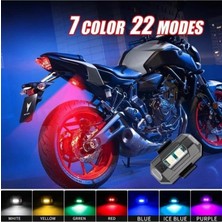 Sinyal LED Çakar Uyarı Işığı 7 Renk Araba Bisiklet Motosiklet