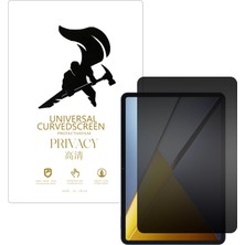 Xiaomi Poco Pad X1 11.2 Inch Tablet ile Uyumlu Privacy Gizlilik Filtreli Hayalet Nano Ekran Koruyucu - EKM111