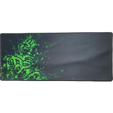 Razer Kaliteli Oyuncu Gamer Oyuncu Klavye ve Mause Pad Kaydırmaz Altlık Dikişli 70-30CM 70CM