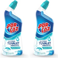 Porçöz Tuvalet Temizleyici Jel Okyanus Esintisi 750 ml 2li Paket