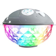 Bluetooth Havuz Hoparlörü BT601, Rgb LED Işıklı, IP68 Su Geçirmez, Kablosuz Taşınabilir Dış Mekan Hoparlör