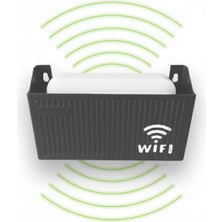 Tineke Gri Wifi Kutusu Duvar Asılabilir Sigorta ve Modem Saklama Kutusu 25X15X6 cm