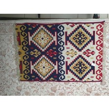 Kilim Antik 14582 Otantik Desen Motif Model 80'*125CM 1 M² Natüre Boya El Yapım