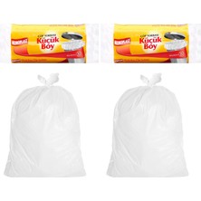 Küçük Boy Çöp Poşeti 30'lu 40X50 Cm, Sızdırmaz ve Yırtılmaz, Ekonomik Küçük Boy Çöp Torbası, Geri Dönüştürülebilir Atık Torbası, Doğa Dostu, Sürdürüle
