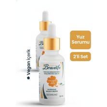 Bravelife Yoğun Nemlendirici Hyaluronik Asit Serum 30 ml 2'li Set