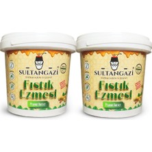 Fıstık Ezmesi Şekersiz Katkısız VE%100 Doğal 1kg × 2
