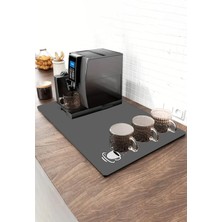 Barista Matı Sıvı Geçirmez Büyük Boy Xxl Kahve Barı Espresso Kahve Makinesi Pad 40X90CM (Antrasit)