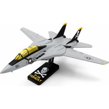 F-14 Tomcat Savaş Uçağı Maketi | Metal Gövdeli Koleksiyon Model Uçak | Standlı Dekoratif Uçak Maketi | Havacılık Tutkunlarına Hediye