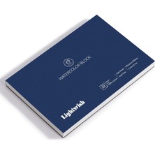 Sanatçı Suluboya Kağıt Bloğu, Soğuk Baskı 7,87 x 5,43 Inç, 20 Yaprak, Dört Taraflı KILAVUZ,%100 Pamuk, 63,5 KG/300GSM, Asitsiz, Islak, Kuru ve Karışık