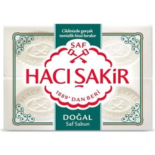 Hacı Şakir Doğal Geleneksel Beyaz Sabun (4 x 200 G)