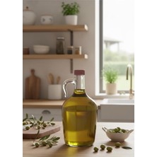Galon Cam Şişe 1.5 Litre Plastik Kapaklı Dayanıklı Saklama Cam Şişesi 1500 Ml, MRV231120251552