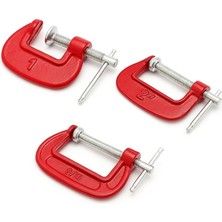 Busstier Mengene Seti, 3 Parça, Çelik Karbon, 2.5 Cm, 5.2 Cm, 6 cm Ağız Açısı, ve Metal Sıkma Için P