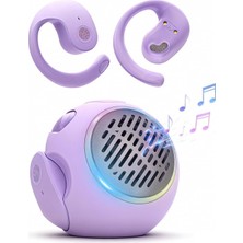 Açık Kulak Kulaklıkları Kulak Üstü Kulaklıklar Çocuklar Için Kablosuz, Su Geçirmez Küçük Mini Taşınabilir Bluetooth Hoparlör, Kulakiçi Ows Asılı Kulak