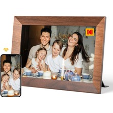 Dijital Resim Çerçevesi, Wi-Fi 10,1 Inç, Hd IPS Dokunmatik Ekran, Elektronik Resim Çerçevesi, 32 GB Bellek, Otomatik Resim Döndürme, Uygulama Üzerinde