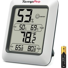 Temp Spike TP50 Dijital Termo-Higrometre, Iç Mekan Termometresi, Higrometre, Sıcaklık ve Nem Ölçer, Oda Iklimi