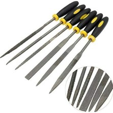 6 Parça Mini Dosya Seti Iğne Dosya Seti Ahşap Oyma Için Yumuşak Saplı Çeşitli Ahşap Törpü Seti, Yumuşak Metal Bileme Aletleri
