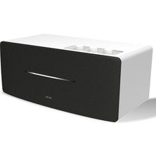 Happy Trend D12 Kompakt Stereo Hoparlör Sistemi (70 W), Bluetooth 5.0 ve Kızılötesi Uzaktan Kumandalı, Yemek Odası, Mutfak, Iş Yeri Için Mükemmel.