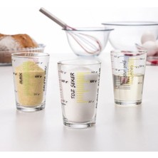 97420 Arda Türkmen 3 Lü Ölçü Bardağı Seti - 200 ml
