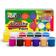 Funny Kids Guaj Boya 12 Renk x 25 ml Set