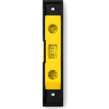 Portatif Mini Su Terazisi 23 cm – 3 Gözlü Torpedo Level | Profesyonel Inşaat Ölçüm Aleti | Dayanıklı ve Hassas Ölçüm Için Kompakt Su Terazisi