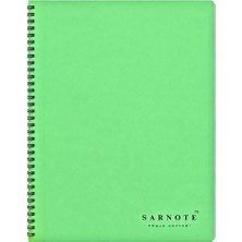 Sarnote A4 Çizgili Proje Defteri 80 Yaprak 80 gr - 20 Adet Dahili Şeffaf Föy Dosyalı Plastik Kapaklı Dayanıklı Okul, Üniversite ve Ofis Sunum Defteri