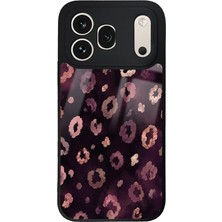 Honor 600 Pro 5g ile Uyumlu Kılıf Parlak Nice Seri Desenli Lusi Kapak Pembe Leopar