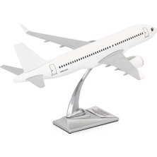 Zek Upp Zekupp Airbus A320 Model Uçak, 1/100 Beyaz Elit Maket Uçak (ZU-UCK0108)