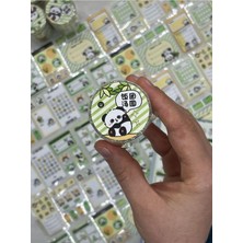 Panda Temalı Tek Tek Çıkartmalı 131 Adet Haftalık-Aylık Planlayıcı Motivasyonlu Sticker Washi Bant 2m/washi Tape/masking Tape/desenli Bant/bullet Jour