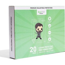Funko Pop ile Uyumlu 0,50 mm Pop Koruyucu Kılıf! - 4 Inç Vinil Figürler (Film ve Kilitleme Tablası Ile) Pop Koruyucular, Kristal Şeffaf, Depolama Ekra