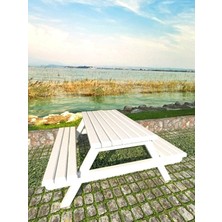 Piknik Masası (Beyaz)