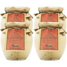 Laçoko 1400 Gram Şekersiz, Katkısız, Glutensiz, Vegan, Doğal Az Kavrulmuş (Çiğ) Yer Fıstığı Ezmesi (1400 Gram)