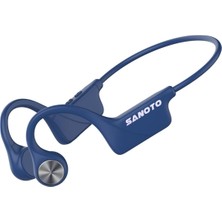 Kemik Iletimli Kulaklıklar Bluetooth 5.3, Açık Kulak Kulaklığı Kablosuz Bluetooth, 8 Saat Çalma Süresi Uzun Pil Ömrü, Ipx5 Su Geçirmez Spor Kulaklıkla
