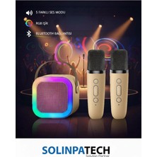 Happy Trend Kablosuz Bluetooth Rgb Işıklı 5 Ses Efektli Stereo Ses Usb/sd Hoparlör
