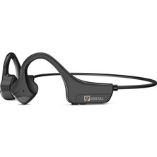 Kemik Iletimli Kulaklıklar Bluetooth 5.0, Dahili Mikrofonlu Kablosuz Açık Kulak Kulaklığı, Su Geçirmez Kulaklıklar, Koşu, Bisiklet, Yürüyüş, Spor Salo