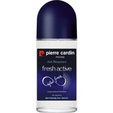 Roll-On Kadın Deodorant Ter Kokusu Önleyici Leke Bırakmayan 48 Saat Anti-Perspirant Koruma -Fresh Active - Aktif Ferahlık - 50 ml