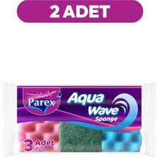 Aquawave 3'lü Bulaşık Süngeri Ikili Paket