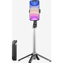 H878 Premium Magsafe Özellikli Bluetooth Selfie Çubuğu Tripod Telefon Tutacağı