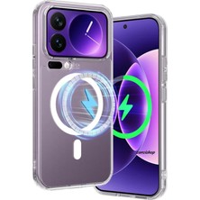 Xiaomi 17 Pro Için Sararmaz Kamera Boşluğu Tam Açık Mika Sert Parlak Şeffaf Magsafe Ile Uyumlu Telefon Kılıfı Arka Kapak - Şeffaf