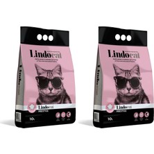 Lindo Cat Bebek Pudralı Ince Taneli Kedi Kumu 10 Litre (2 Paketi)