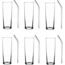 Cam Pipetli Votka Limonata Bardağı Meşrubat Bardak Seti 12 Parça 4599646556628566AYBABASTORE